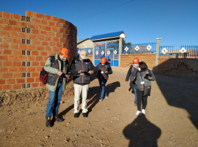 Brigadas visitan el centro poblado de Taraco en el departamento de La Paz. (09/08/2021)