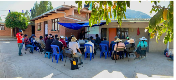 El INE socializa el Censo al distrito siete norte del municipio de Quillacollo, Cochabamba