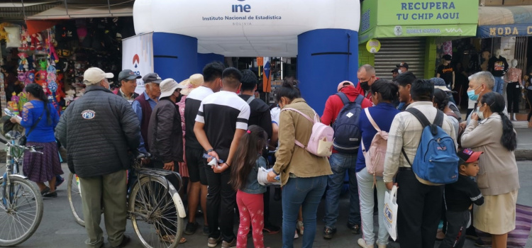 El INE destaca en la Feria Multisectorial Plurinacional de Quillacollo