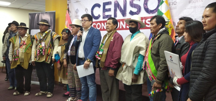 Autoridades Indígena Originario Campesinas se suman al apoyo del cronograma censal al 2024