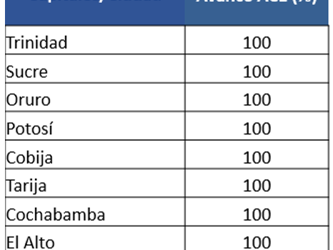 La ciudad de El Alto concluye en un 100% la Actualización Cartográfica Estadística