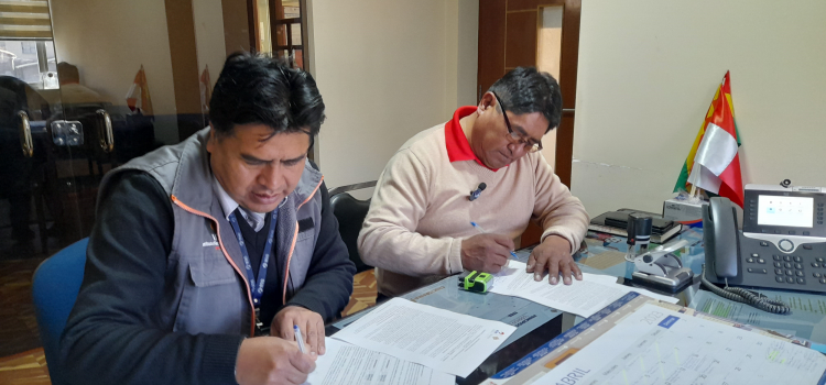 El gobierno municipal de Tahua respalda el censo con la firma de un convenio