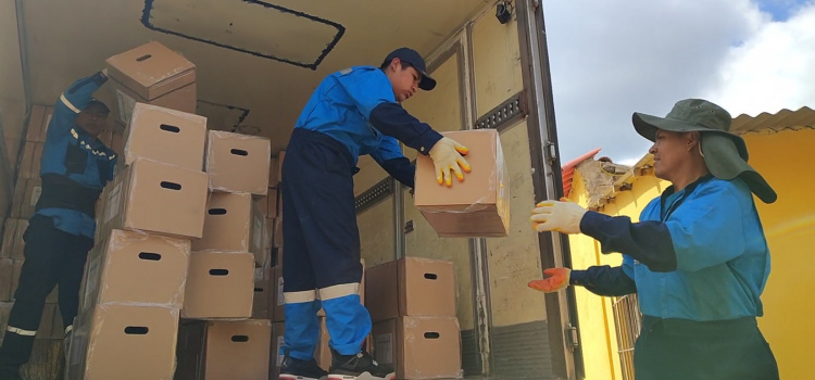 INE inicia distribución de Cajas Censales a los 29 municipios de Chuquisaca